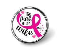 El rosa es para mi madrina. Conjuntos de pines esmaltados. Lucha contra el cáncer. Pines de guerreros con cinta rosa para mochilas. Pins de cinta rosa para supervivientes de cáncer. Conjunto de pin