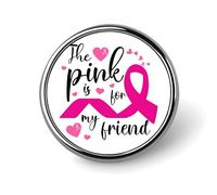 El rosa es para mi madrina. Conjuntos de pines esmaltados. Lucha contra el cáncer. Pines de guerreros con cinta rosa para mochilas. Pins de cinta rosa para supervivientes de cáncer. Conjunto de pin