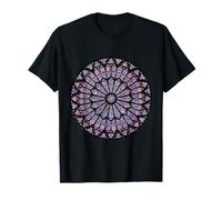 El rosetón de la catedral de Notre Dame, arte gótico Camiseta