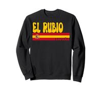 EL Rubio Ciudad España Vintage Estética Vacaciones de Verano Sudadera