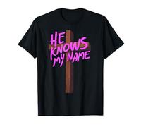 Él Sabe mi Nombre Biblia Dios religioso Jesús Isaías 43:1 Orar Camiseta