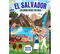 El Salvador Coloring Book for kids with facts