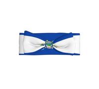 El Salvador Diadema con lazo estampado, accesorio para el pelo de bebé, adecuado para bebés de 0 a 6 meses o uso diario