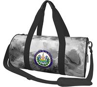 El Salvador Escudo de Armas Equipaje de Viaje Bolsa de Lona Bolsa de Lona Plegable con Ruedas Deportivas, Marmoleado
