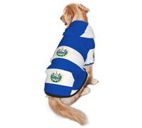 El Salvador L - Sudadera con capucha para perro, cálida y ligera, adecuada para que las mascotas lo usen en otoño e invierno