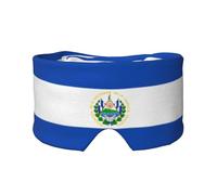 El Salvador - Máscara ajustable para dormir y orejeras, diadema unisex para dormir de lado (26.8 x 4.3 pulgadas), cubierta cómoda para viajes en interiores y exteriores, para yoga,