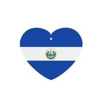 El Salvador - Tarjetas ambientadoras para coche, juego de 4 piezas, para automóviles y hogar, fragancia de lavanda de larga duración