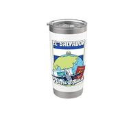 El Salvador Travel Squad Travel El Salvador Vaso térmico de acero inoxidable de doble pared