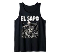 EL Sapo Rana Mexicana del Desierto Sonora Curación Espiritualidad Yoga Camiseta sin Mangas