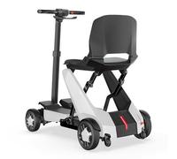 El Scooter Eléctrico De Cuatro Ruedas De Aleación De Aluminio Ultraligero Inteligente Plegable con Control Remoto para Teléfono Móvil para Personas Mayores Se Puede Llevar En Aviones White
