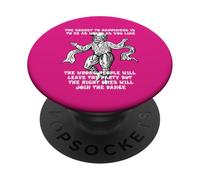 El Secreto de la Felicidad es ser Raro Vintage Morris PopSockets PopGrip Adhesivo