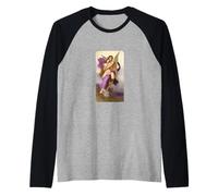 El secuestro de psique mitología Griega Arte Camiseta Manga Raglan