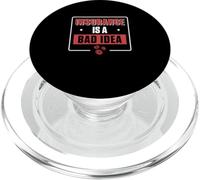 El Seguro es una Mala Idea Funny Casino Gambling Un Distribuidor de Tarjetas PopSockets PopGrip para MagSafe