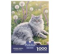 El Selkirk Rex Puzzle 1000 Piezas Pasatiempo Creativo Clásicos Regalos Decoración del Rompecabezas Juguetes Desafiantes Adultos Y Niños A Partir De 12 Años 70x50cm/1000pcs