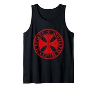 El Sello De La Cruz De Malta - v2 Vintage Camiseta sin Mangas
