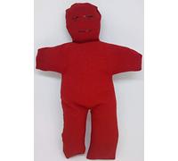 El Sendero, Sano y Natural MUÑECO VUDU DE Tela (Rojo)