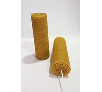 El Sendero, Sano y Natural Pack (2) Velón de Miel Panal 10cm Alto 3,8cm Diametro