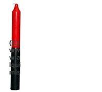 El Sendero, Sano y Natural Velas BUJIA Rojo Y Negro