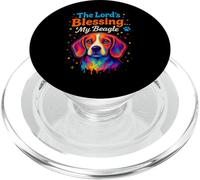 El Señor Bendición Beagle Perro Fe Divertido Diseño Colorido PopSockets PopGrip para MagSafe
