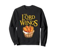 El Señor de Las Alas - Alitas de Pollo con Texto Divertido Sudadera