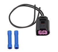 El Señor de las Herramientas 1 pieza de arnés de cableado de enchufe de generador de coche con tubos termorretráctiles 1J0973772 Compatible con Audi Compatible con VW Conector de alternador de 2 pines