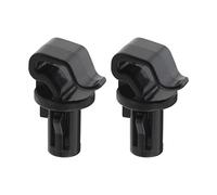 El Señor de las Herramientas 2 piezas de clips de estante de paquete de reemplazo 90990-BV80A Compatible con Nissan Juke F15 F15E Sujetador de panel de trim de plástico negro