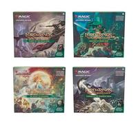 Caja de cartas magic the gathering lord of the rings tales of middle earth cajas de escena 4 unidades inglés