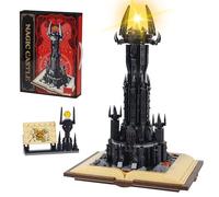 El Señor de los Anillos Castillo, Bloques de Construcción, Juguetes, Arquitectura, Torre Oscura, Libro de Hechizos, Juego de Construcción, El Mejor Regalo para 12 Niños, Niñas o Adultos (compatible