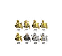 El Señor de los Anillos El Hobbit 3 Elfo Alto Thranduil Elfo Dorado Guardia Guerrero Muñeco de Bloques