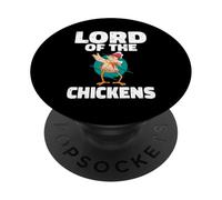 El señor de los Pollos Chicken Whisperer Chicken Cart PopSockets PopGrip Adhesivo