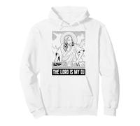 El Señor es mi DJ - Techno Jesus Lord Lustiges DJ Retro Rave Sudadera con Capucha