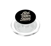 El Señor Es Mi Escudo Salmo 28:7 Versículo de la Biblia PopSockets PopGrip para MagSafe