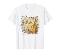 El Señor es mi Fortaleza y mi canción Salmo 118:14 Fe Camiseta