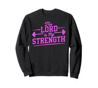 El Señor Es Mi Fuerza Entrenamiento Fitness Gimnasio Christian Lift Sudadera