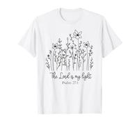 el Señor es mi luz Cristianos Hombres y Mujeres aman a Dios y Jesús Camiseta