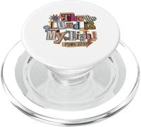 El Señor es Mi Luz Salmo 27:1 Diseño de Las Escrituras Cristianas PopSockets PopGrip para MagSafe