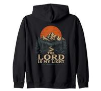 El Señor es mi luz Salmo 27 1 Montañas cristianas Sudadera con Capucha