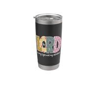 El Señor es Mi Luz y Mi Salvación Cristiano Vaso térmico de acero inoxidable de doble pared