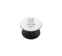 El Señor es mi luz y mi salvación Escritura Salmo 27:1 PopSockets PopGrip Adhesivo