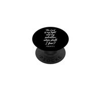 El Señor es mi luz y mi salvación Escritura Salmo 27:1 PopSockets PopGrip Adhesivo