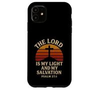 El Señor es mi luz y mi salvación Salmo 27:1 Cristiano Carcasa para iPhone 11