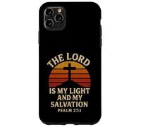 El Señor es mi luz y mi salvación Salmo 27:1 Cristiano Carcasa para iPhone 11 Pro Max