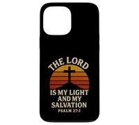 El Señor es mi luz y mi salvación Salmo 27:1 Cristiano Carcasa para iPhone 13 Pro Max