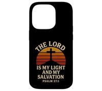 El Señor es mi luz y mi salvación Salmo 27:1 Cristiano Carcasa para iPhone 14 Pro
