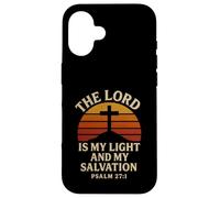 El Señor es mi luz y mi salvación Salmo 27:1 Cristiano Carcasa para iPhone 16