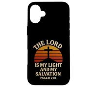 El Señor es mi luz y mi salvación Salmo 27:1 Cristiano Carcasa para iPhone 16 Plus