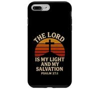 El Señor es mi luz y mi salvación Salmo 27:1 Cristiano Carcasa para iPhone 7 Plus/8 Plus