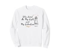 El Señor Es Mi Luz Y Mi Salvación Salmo 27:1 Fe Bíblica Sudadera
