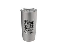 El Señor es mi luz y mi salvación Salmo 27:1 Vaso térmico de acero inoxidable de doble pared