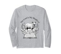 El Señor es Mi Pastor Christian Faith Sheep Versículo de la Biblia Manga Larga